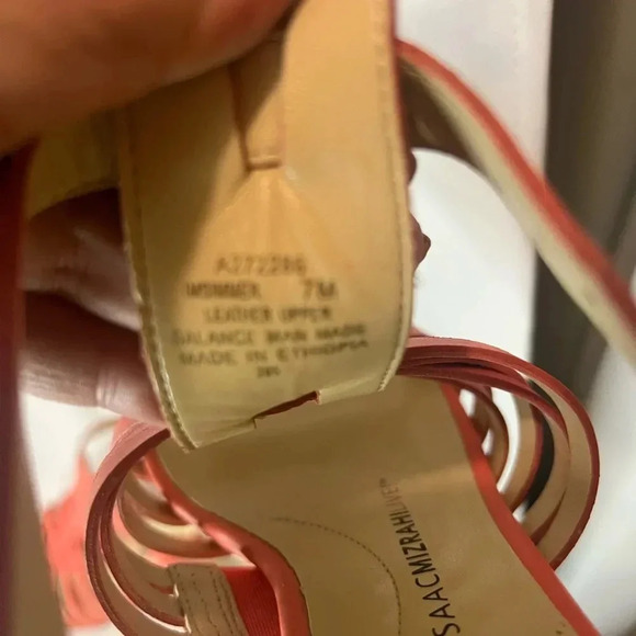 Isaac Mizrahi Coral Sandals 7m - Picture 7 of 7